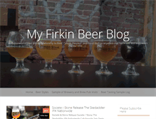 Tablet Screenshot of firkinbeer.com